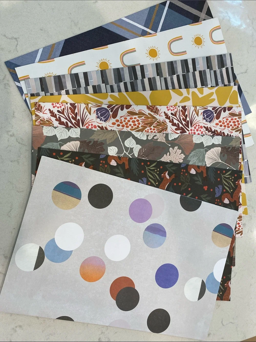 Minted kit - wrapping paper, cards, artist coloring book